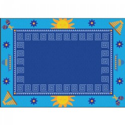 Image of Cultural Carpet - Mexico - 4' x 6' Rectangle