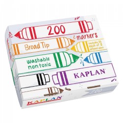 Image of Washable Broad Tip Marker Class Pack - 200 Per Box