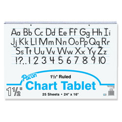 Chart Tablet 24" x 16" - White/Ruled