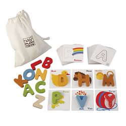 Eco-Friendly Letter Match Set