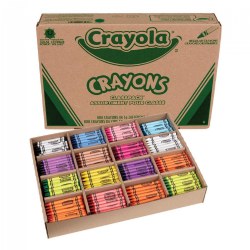 Image of Crayola® Standard Classpack - 800 count - 50 each color