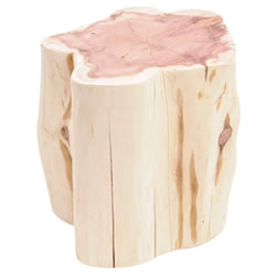 Natural Cedar Stool