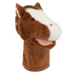 Image of Plush Bigmouth Horse Hand Puppets