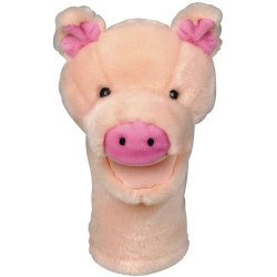 Image of Plush Bigmouth Pig Hand Puppets