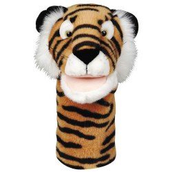 Image of Plush Bigmouth Tiger Hand Puppets