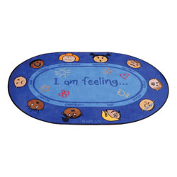 Image of My Feelings Carpet - 4' x 6' Oval