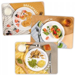 Image of Breakfast, Lunch, and Dinner Meals Puzzles - Set of 3