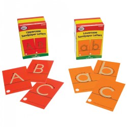 Image of Sandpaper Letter Set - Upper and Lowercase Letters