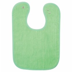 Soft Easy to Clean Bibs - Green - Set of 6