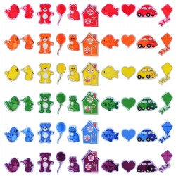 Image of Color Bears & Other Stories Felt Set - 60 Pieces