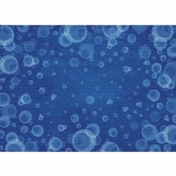 Image of Cushy Tushy™ Bubbles Carpet - Blue - Rectangle