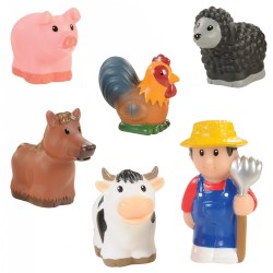 Image of Old MacDonald's Farm Finger Puppets - Set of 6