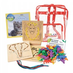 3 years & up. Bring the adventure indoors with this engaging Animal Adventure STEM Learning Kit. This take-home STEM kit promotes literacy, dexterity, fine motor skills, color recognition, and collaborative learning. The adventure kit invites families to participate in enjoyable STEM based learning together. The kit includes a book, learning materials, and an activity card(s).