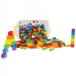 3 years & up. Sturdy, high-quality, translucent interlocking builders are perfect for engineering, architecture, construction, the light table, and fine motor play. Sets universally connects with other interlocking builders for endless creations. Includes a sturdy storage container with locking lid.