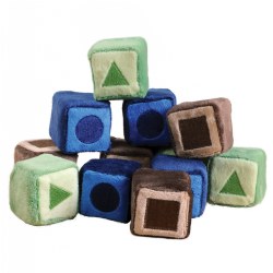 Image of Soft Shape Blocks - 12 Pieces - 2" x 2"