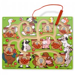 Image of Friendly Farm® Animals Magnetic 1 to 10 Number Maze