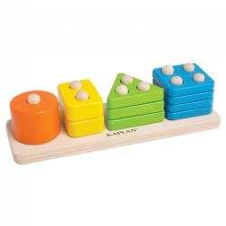 Image of Toddler Wooden One to Four Counter