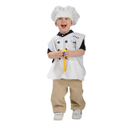 Image of Toddler Chef Vest & Hat