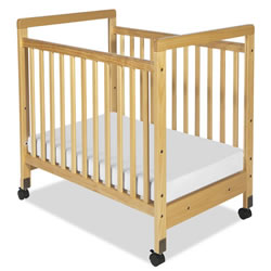 SafetyCraft® Compact Fixed-Side Clearview Crib