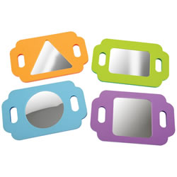 Image of Easy Grasp Shape Mirrors - Set of 4