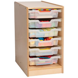 Image of Easy View 6 Tray Storage with Trays