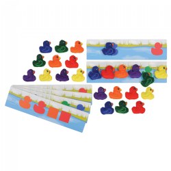 Image of Color Sorting and Matching Ducks