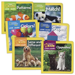 Image of National Geographic Look and Learn Board Books - Set of 6