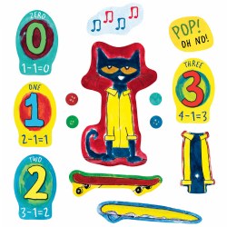 Image of Pete the Cat and His Four Groovy Buttons Felt Set - 14 Pieces
