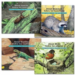 Image of Bilingual Science Books on Birds, Mammals, Insects and Reptiles - Set of 4
