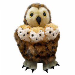 Mother Owl and Three Babies Puppet