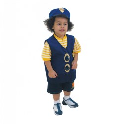 Toddler Police Officer Vest & Hat