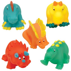 Image of Soft Squeezable Dino Friends - 5 Pieces