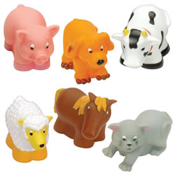 Image of Infant and Toddler Soft Farm Buddies - 6 Pieces