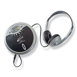 Personal CD Player and Headphone Set