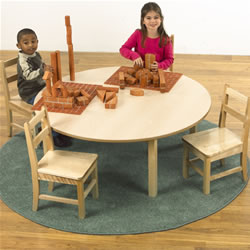 Maple Classroom Table 48" Round