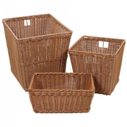 Image of Washable Wicker Baskets