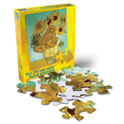 Image of Van Gogh Sunflower Children's 24 Piece Jigsaw Puzzle