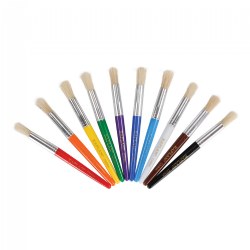 Image of Easy to Grip Bright Colored Chubby Brushes