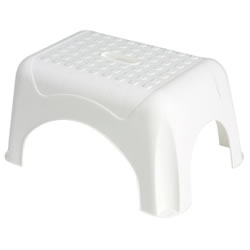 Image of Wide Non-Slip Step Stool with Handle