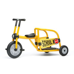 Image of Yellow School Themed Bus Trike