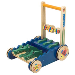 Image of Chomp and Clack Alligator Push Toy