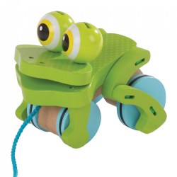 Image of Frolicking Frog Pull Toy