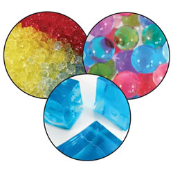 Image of Shapes and Colors Discovery With Water Beads, Stones, and Squares