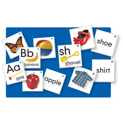 Image of Learning the Alphabet and Beginning Sounds Pocket Chart Card Set