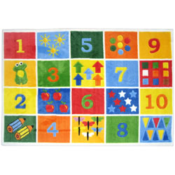 Number Block Rug 39"x 58"