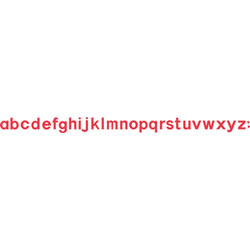 AllStar Block 3 1/2" Lowercase Letters Set