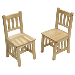 Image of Natural Mission Chairs - Set of 2 - 2-5 years