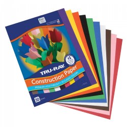 Tru-Ray Premium Heavyweight Multicolor Assortment Construction Paper
