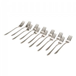 Image of Stainless Steel Child's Fork - Set of 12