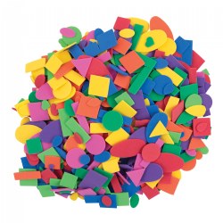Image of Wonderfoam® Assorted Colors Soft Foam Shapes